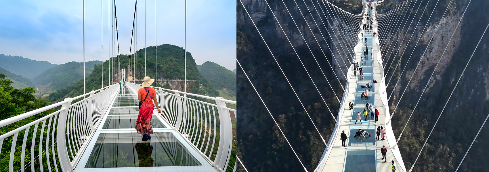 高空玻璃吊桥