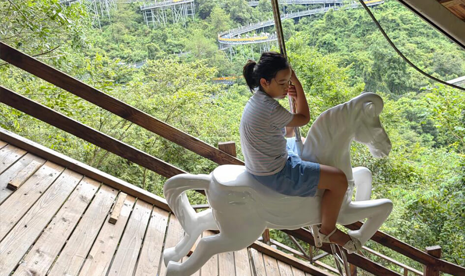 上山飞马爬山车