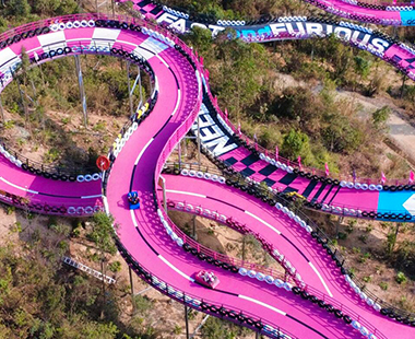 架空式山地滑车