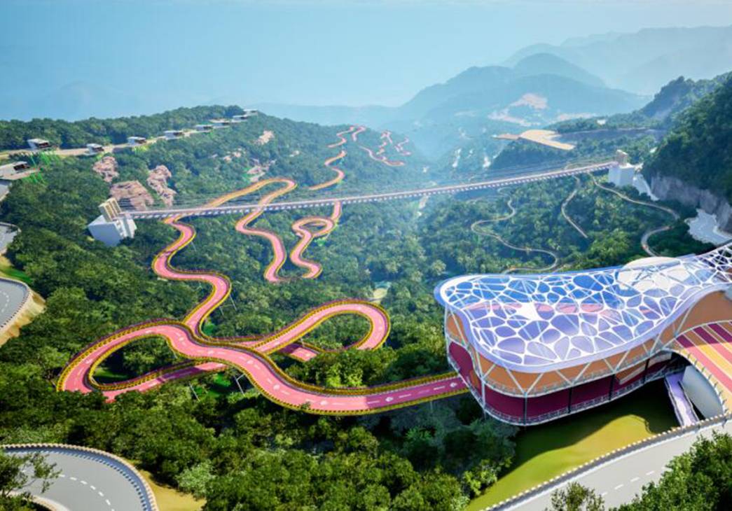 架空式山地滑车