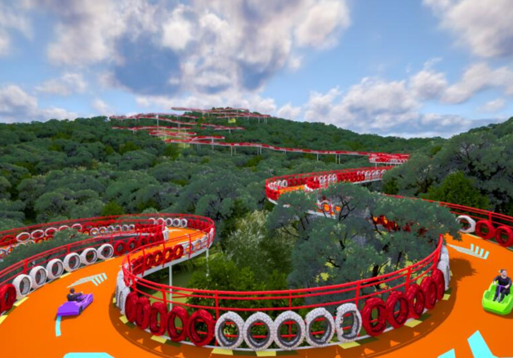 架空式山地滑车