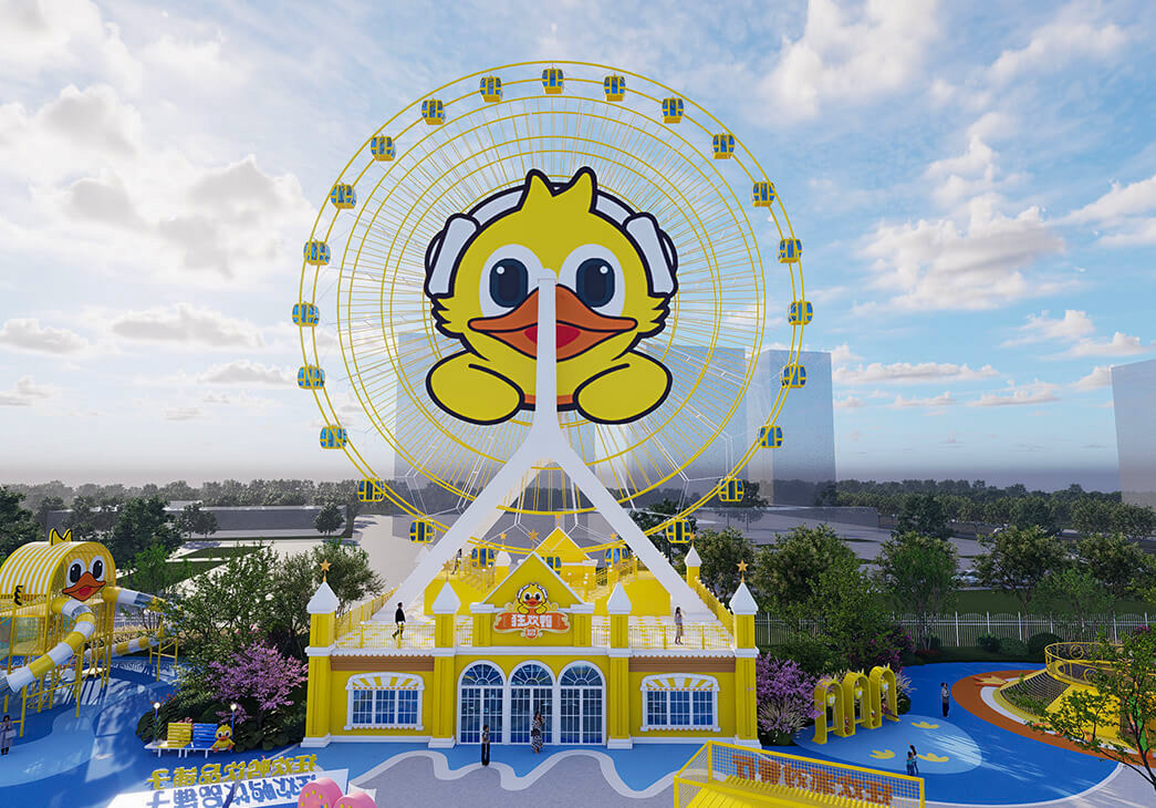狂欢鸭IP摩天轮